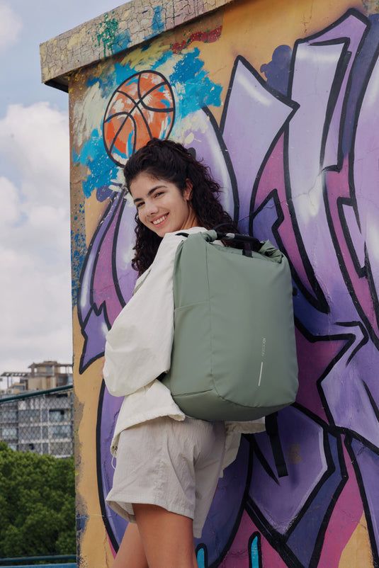 Urban Water Resistant Anti-theft Backpack - Custom Wood Designs