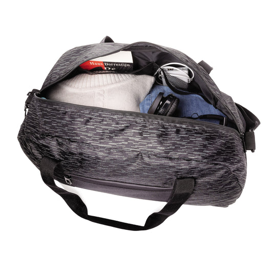 Reflective weekend bag - Custom Wood Designs