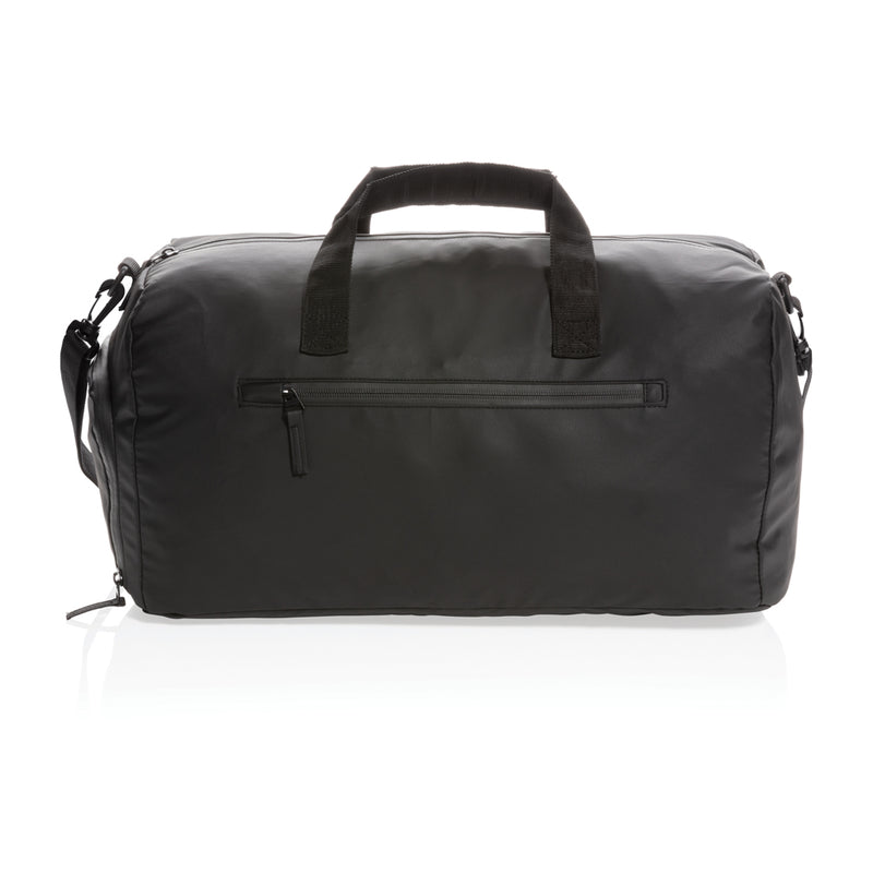 Load image into Gallery viewer, Fashion black weekend bag PVC free - Custom Wood Designs
