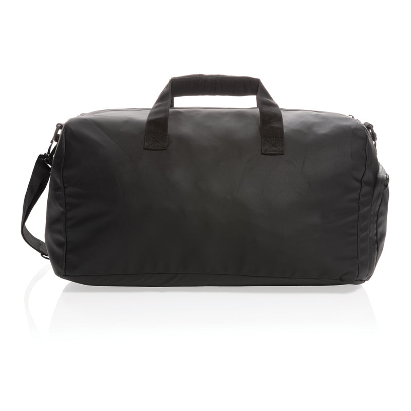Load image into Gallery viewer, Fashion black weekend bag PVC free - Custom Wood Designs
