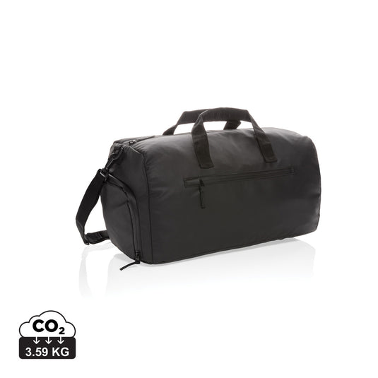 Fashion black weekend bag PVC free - Custom Wood Designs