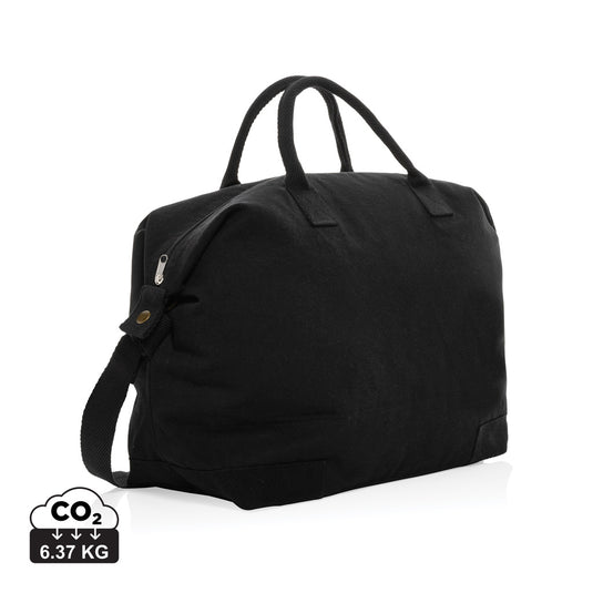 500 gsm recycled canvas deluxe weekend bag - Custom Wood Designs