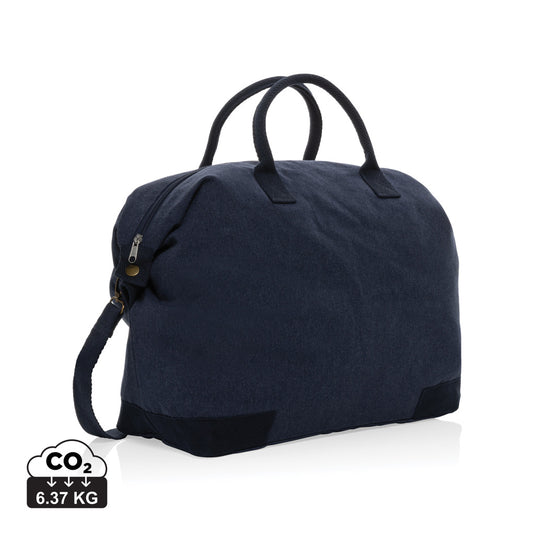 500 gsm recycled canvas deluxe weekend bag - Custom Wood Designs