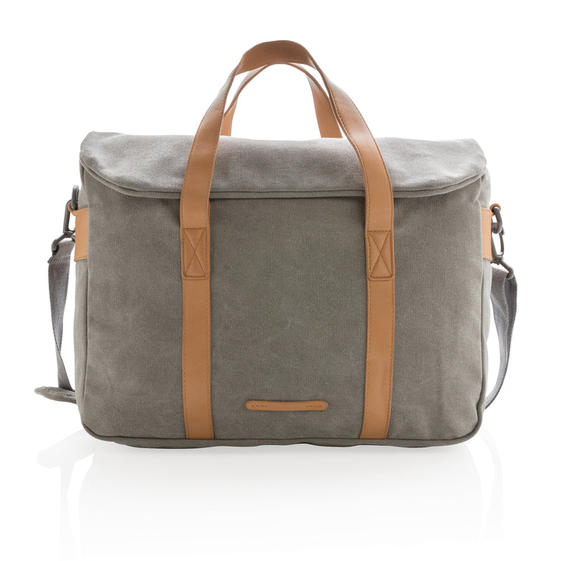 Load image into Gallery viewer, Canvas laptop bag PVC free - Custom Wood Designs

