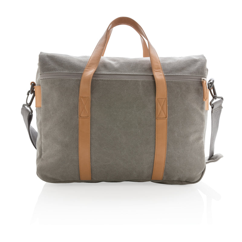 Load image into Gallery viewer, Canvas laptop bag PVC free - Custom Wood Designs
