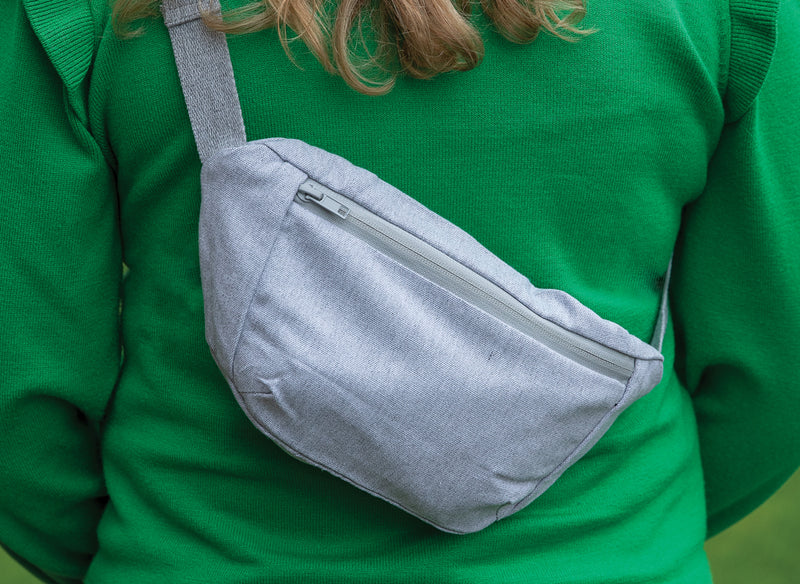 Load image into Gallery viewer, 285gsm canvas hip bag undyed - Custom Wood Designs
