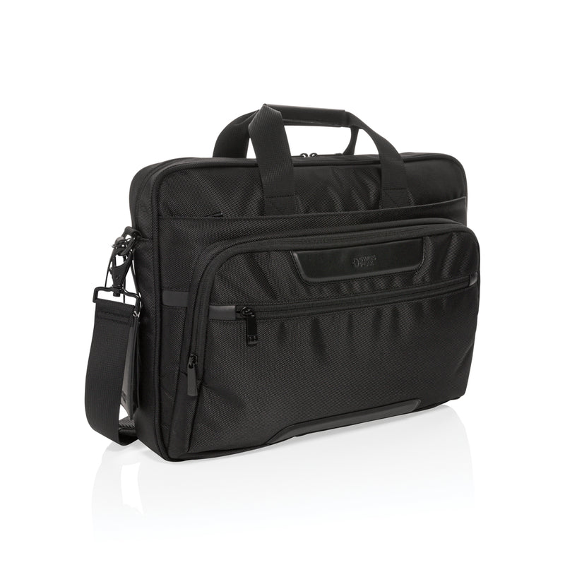 Load image into Gallery viewer, RFID 15.6&quot; Laptop Bag - Custom Wood Designs
