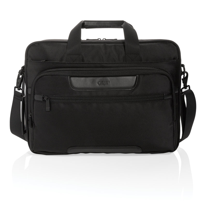 Load image into Gallery viewer, RFID 15.6&quot; Laptop Bag - Custom Wood Designs
