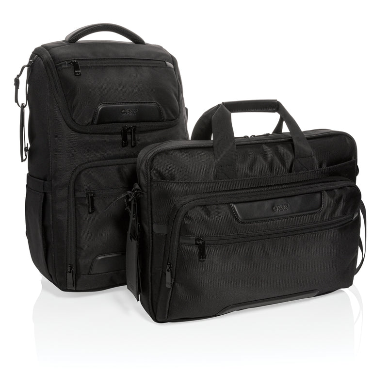 Load image into Gallery viewer, RFID 15.6&quot; Laptop Bag - Custom Wood Designs
