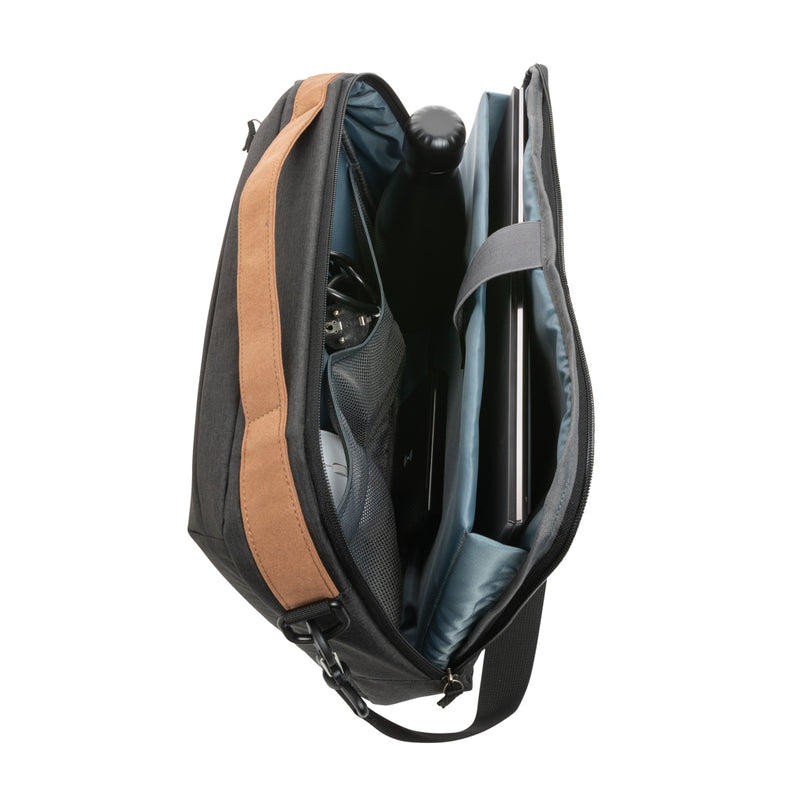 Load image into Gallery viewer, Impact AWARE™ 300D two tone deluxe 15.6&quot; laptop bag - Custom Wood Designs

