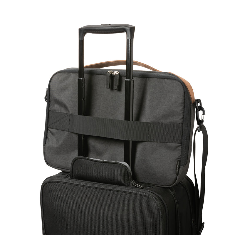 Load image into Gallery viewer, Impact AWARE™ 300D two tone deluxe 15.6&quot; laptop bag - Custom Wood Designs
