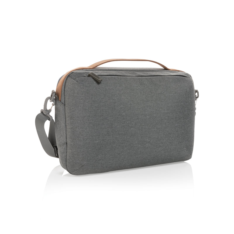Load image into Gallery viewer, Impact AWARE™ 300D two tone deluxe 15.6&quot; laptop bag - Custom Wood Designs
