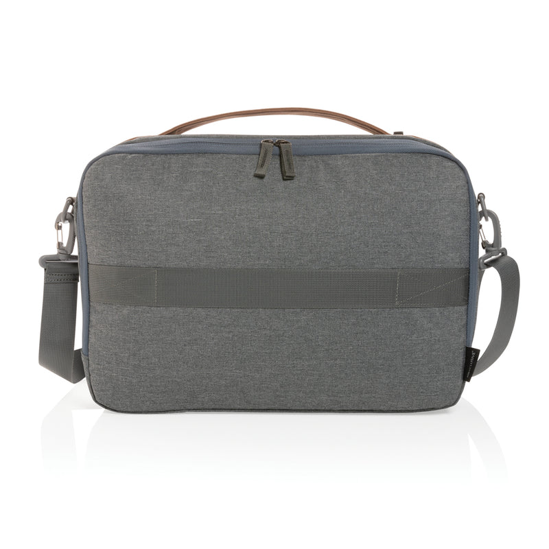 Load image into Gallery viewer, Impact AWARE™ 300D two tone deluxe 15.6&quot; laptop bag - Custom Wood Designs

