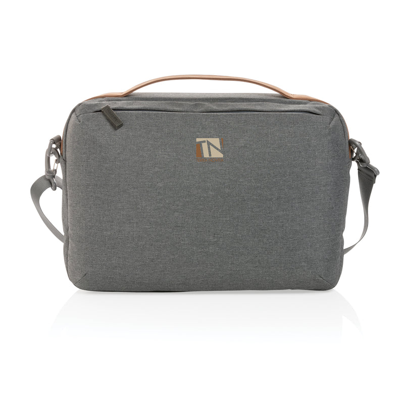 Load image into Gallery viewer, Impact AWARE™ 300D two tone deluxe 15.6&quot; laptop bag - Custom Wood Designs
