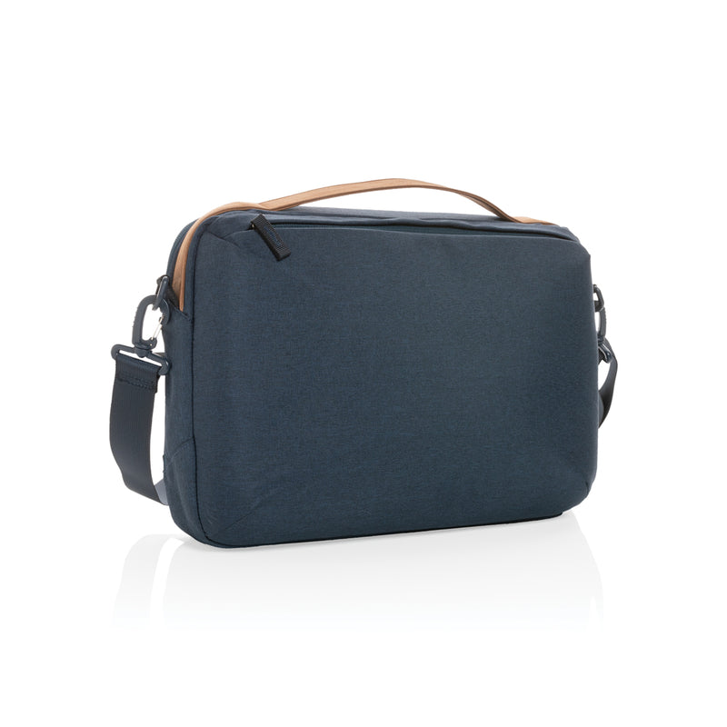 Load image into Gallery viewer, Impact AWARE™ 300D two tone deluxe 15.6&quot; laptop bag - Custom Wood Designs

