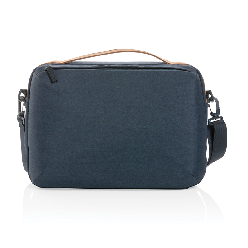 Load image into Gallery viewer, Impact AWARE™ 300D two tone deluxe 15.6&quot; laptop bag - Custom Wood Designs
