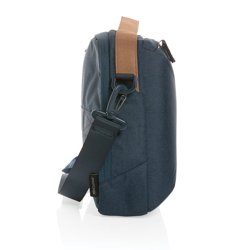 Load image into Gallery viewer, Impact AWARE™ 300D two tone deluxe 15.6&quot; laptop bag - Custom Wood Designs
