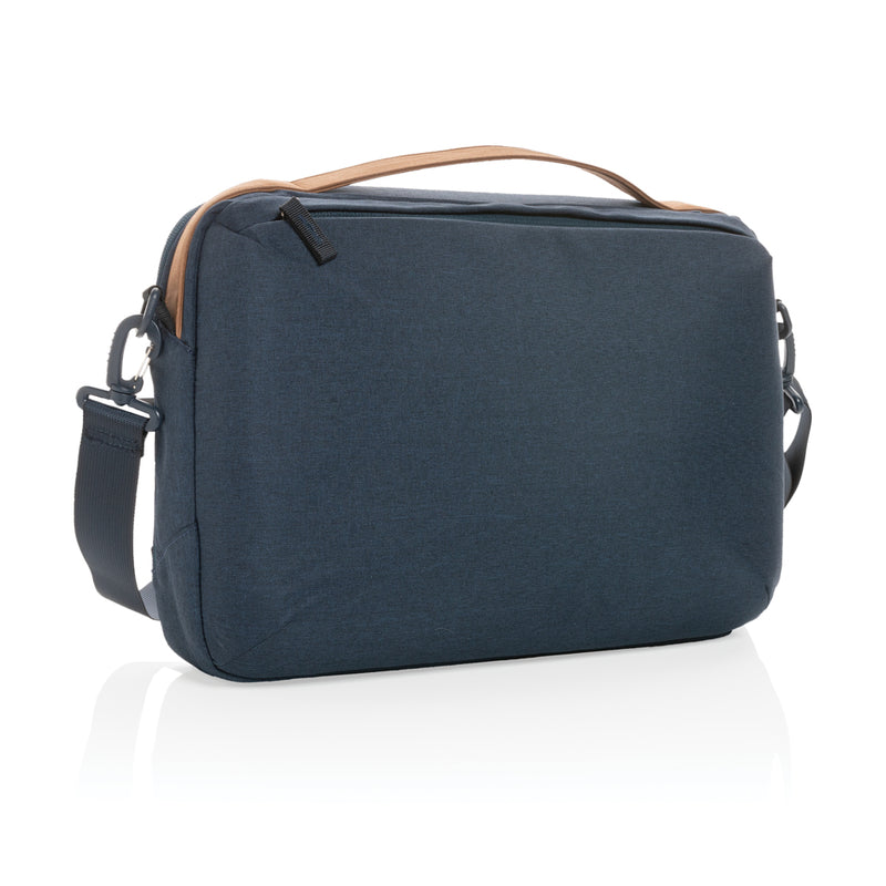Load image into Gallery viewer, Impact AWARE™ 300D two tone deluxe 15.6&quot; laptop bag - Custom Wood Designs
