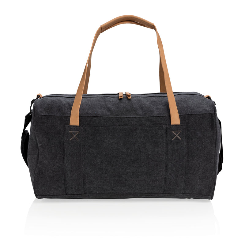 Load image into Gallery viewer, Canvas travel/weekend bag PVC free - Custom Wood Designs
