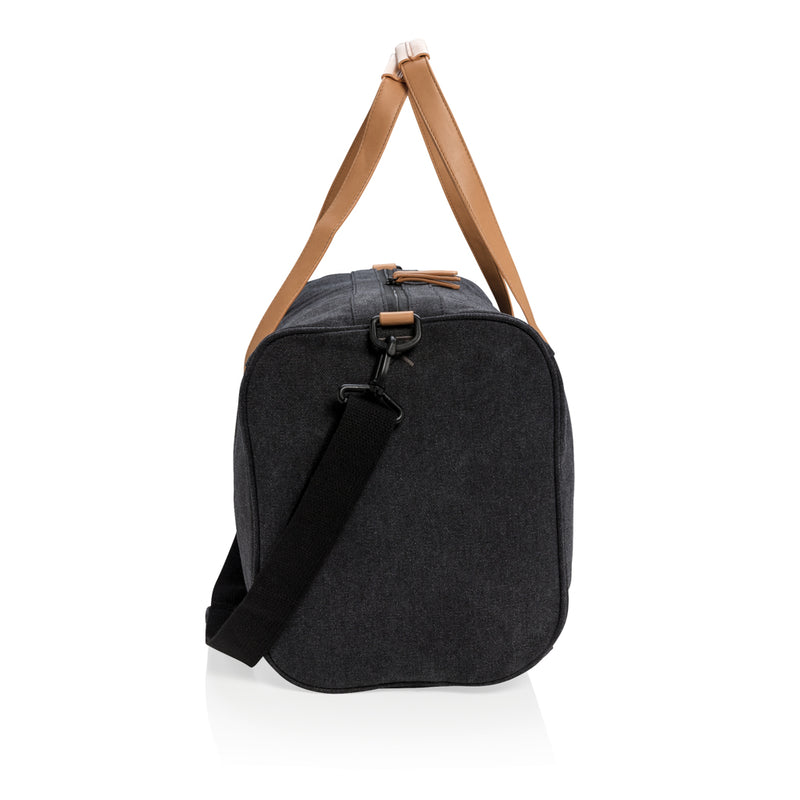Load image into Gallery viewer, Canvas travel/weekend bag PVC free - Custom Wood Designs
