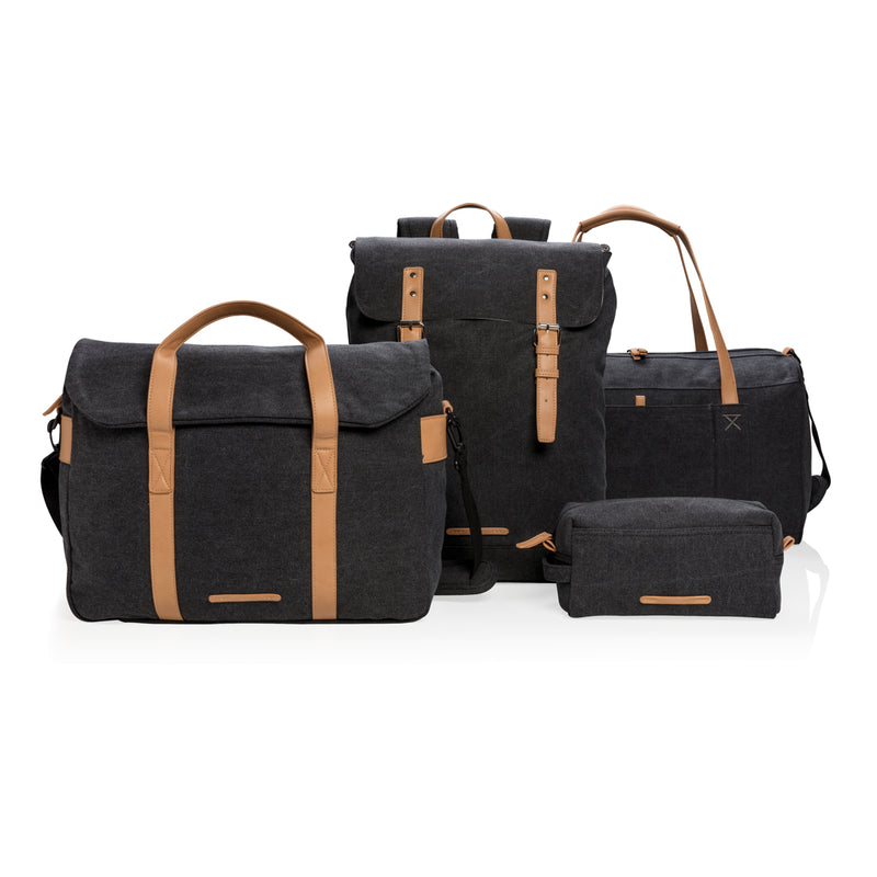 Load image into Gallery viewer, Canvas travel/weekend bag PVC free - Custom Wood Designs
