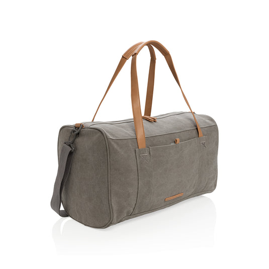 Canvas travel/weekend bag PVC free - Custom Wood Designs
