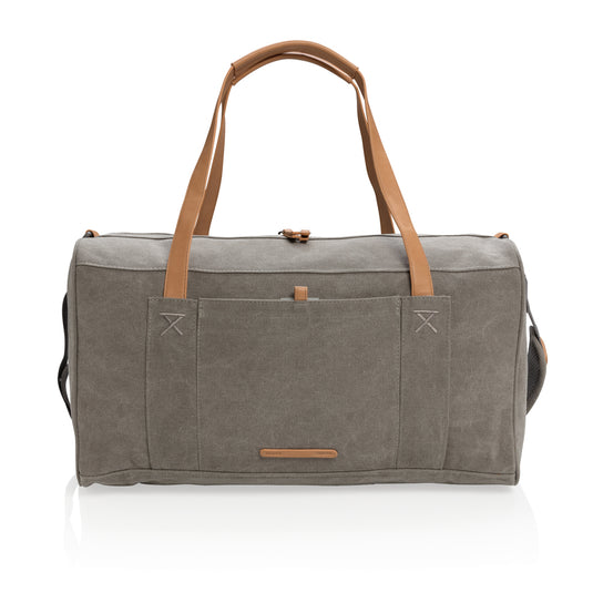 Canvas travel/weekend bag PVC free - Custom Wood Designs