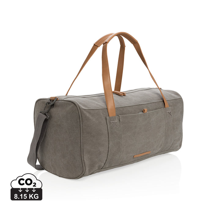 Canvas travel/weekend bag PVC free - Custom Wood Designs