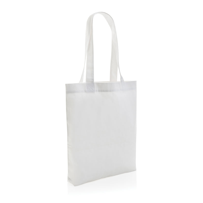 Load image into Gallery viewer, 285gsm rcanvas tote bag undyed - Custom Wood Designs
