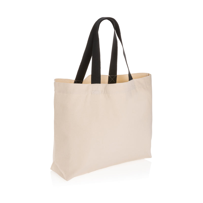 Load image into Gallery viewer, 240 gsm r canvas large tote undyed - Custom Wood Designs
