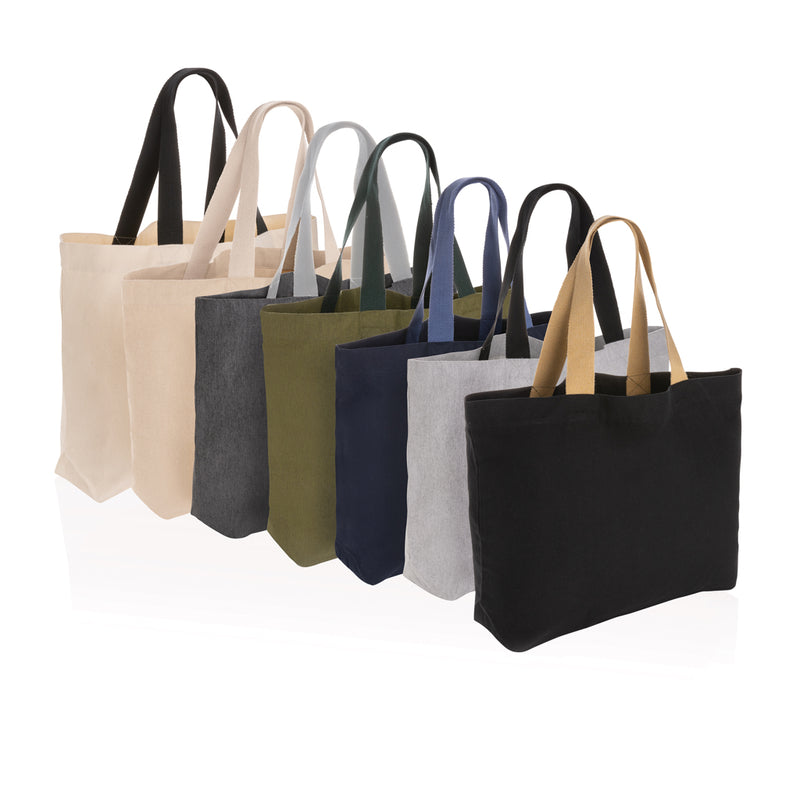 Load image into Gallery viewer, 240 gsm r canvas large tote undyed - Custom Wood Designs
