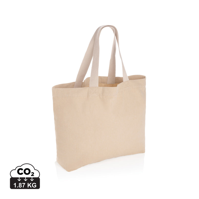 Load image into Gallery viewer, 240 gsm r canvas large tote undyed - Custom Wood Designs
