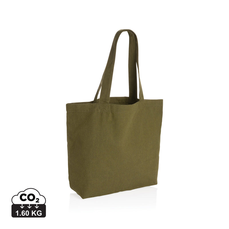 Load image into Gallery viewer, Impact Aware™ 240 gsm rcanvas shopper w/pocket undyed - Custom Wood Designs
