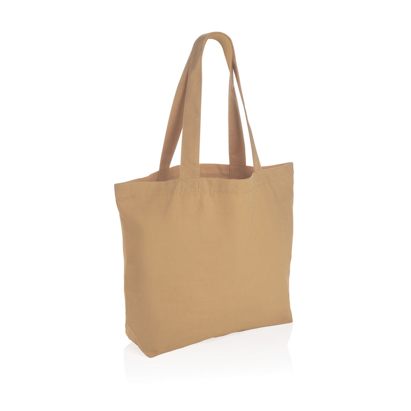 Load image into Gallery viewer, Impact Aware™ 240 gsm rcanvas shopper w/pocket undyed - Custom Wood Designs
