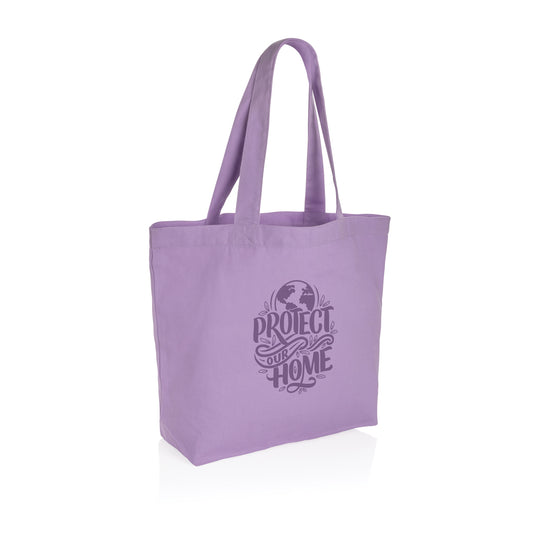 Impact Aware™ 240 gsm rcanvas shopper w/pocket - Custom Wood Designs