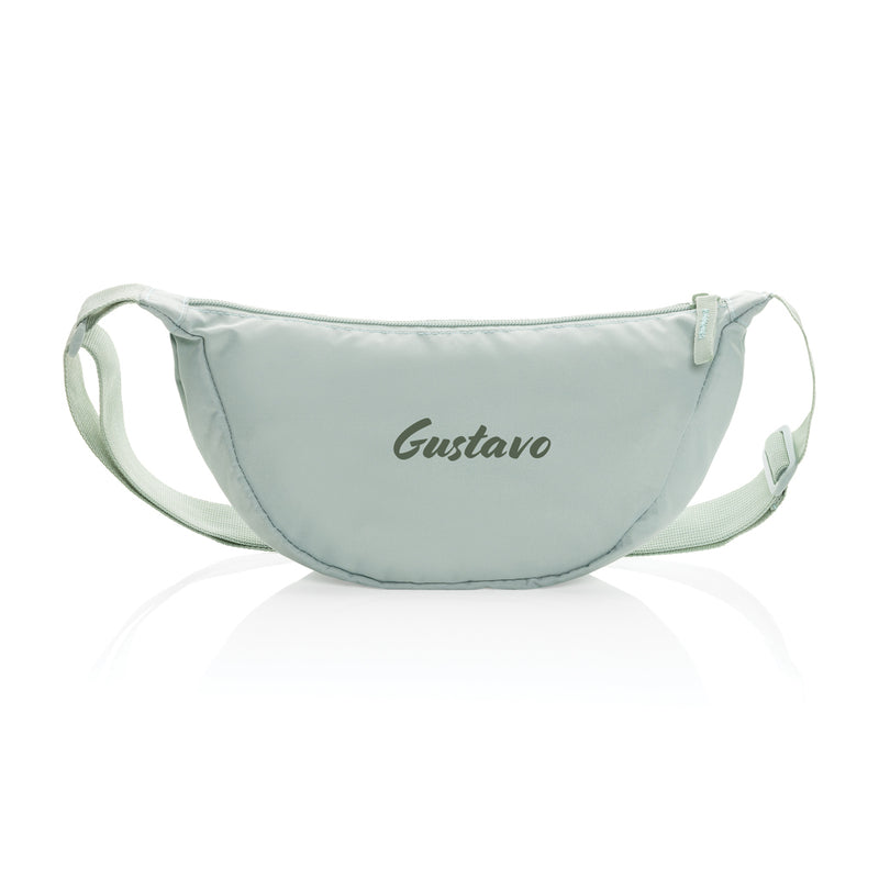 Load image into Gallery viewer, Crescent AWARE™ RPET half moon sling bag - Custom Wood Designs
