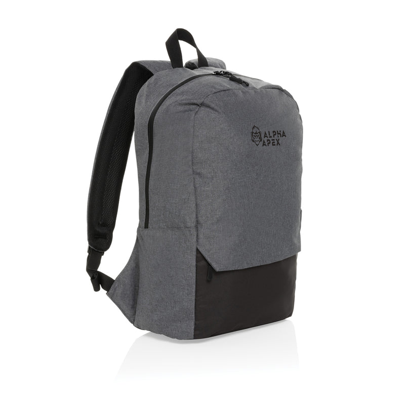 Load image into Gallery viewer, RPET basic 15.6 inch laptop backpack - Custom Wood Designs
