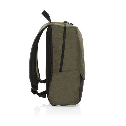 RPET basic 15.6 inch laptop backpack - Custom Wood Designs