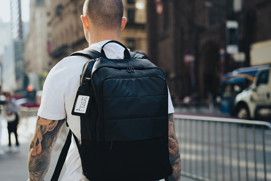 RPET 15.6 inch deluxe laptop backpack - Custom Wood Designs