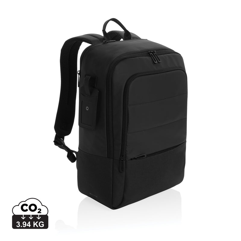 Load image into Gallery viewer, RPET 15.6 inch deluxe laptop backpack - Custom Wood Designs
