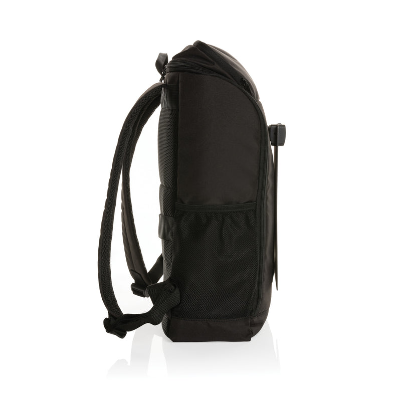 Load image into Gallery viewer, RPET deluxe backpack with 5W solar panel - Custom Wood Designs
