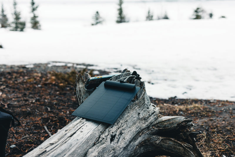 Load image into Gallery viewer, RPET deluxe backpack with 5W solar panel - Custom Wood Designs
