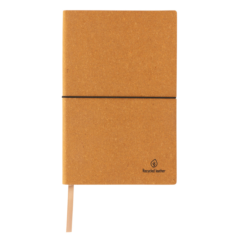 Load image into Gallery viewer, A5 GRS recycled leather notebook - Custom Wood Designs
