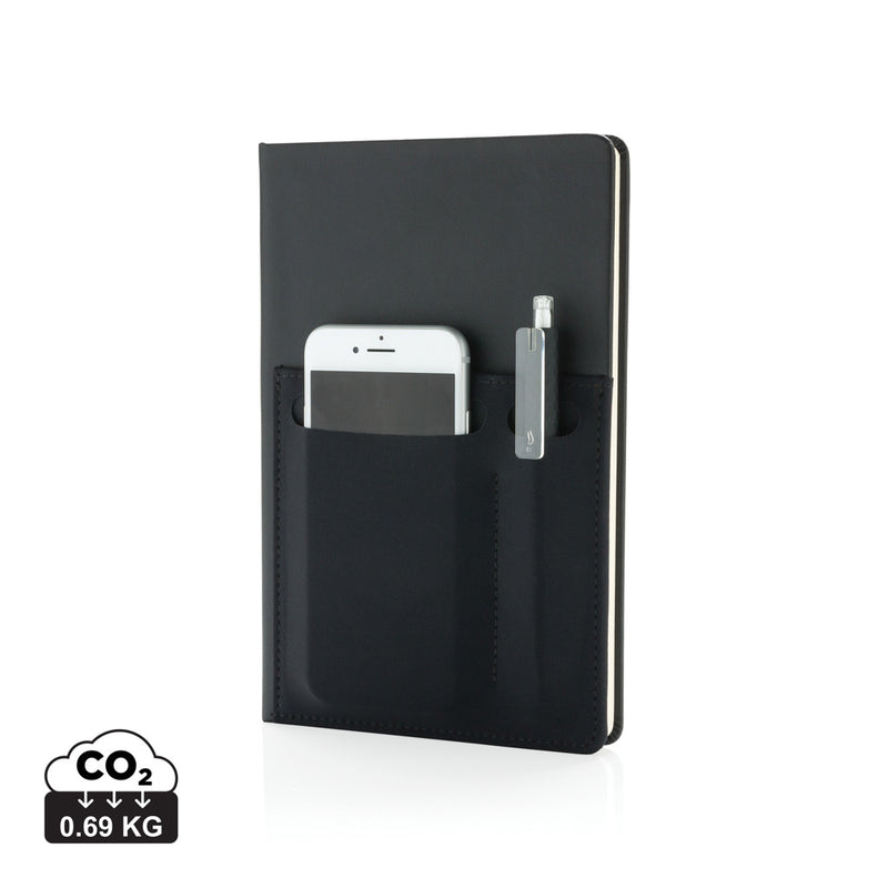 Load image into Gallery viewer, A5 Deluxe notebook with smart pockets - Custom Wood Designs
