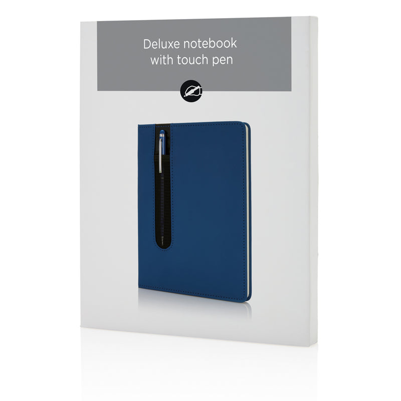 Load image into Gallery viewer, Standard hardcover PU A5 notebook with stylus pen - Custom Wood Designs
