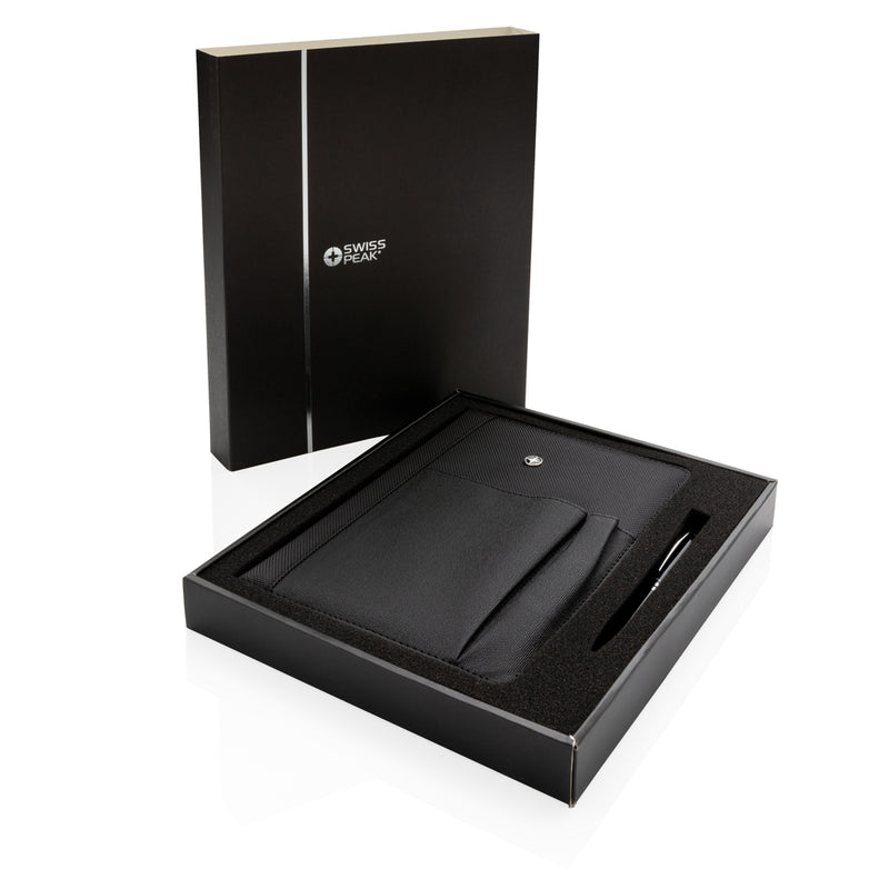 Load image into Gallery viewer, Refillable notebook and pen set - Custom Wood Designs
