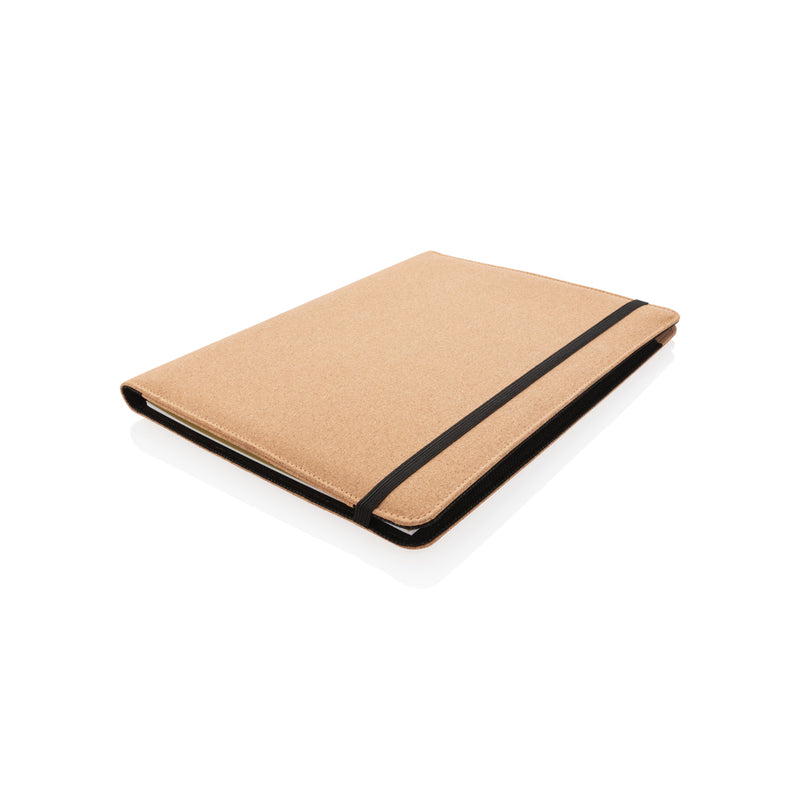 Load image into Gallery viewer, Deluxe cork portfolio A4 with pen - Custom Wood Designs
