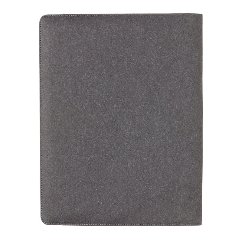 Load image into Gallery viewer, Recycled leather A4 portfolio - Custom Wood Designs
