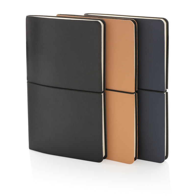 Load image into Gallery viewer, Modern deluxe softcover A5 notebook - Custom Wood Designs
