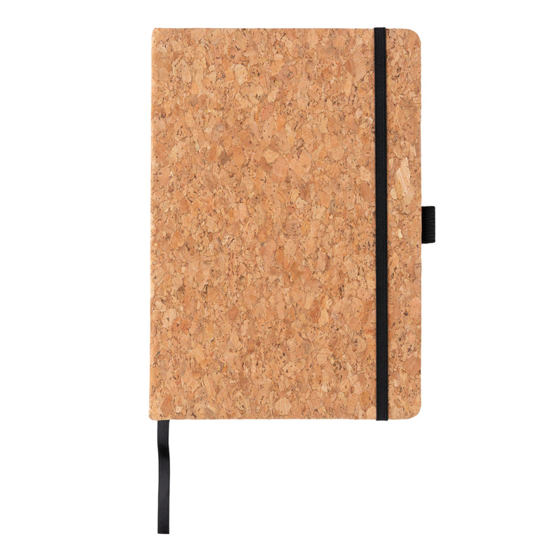 Load image into Gallery viewer, Cork hardcover notebook A5 - Custom Wood Designs
